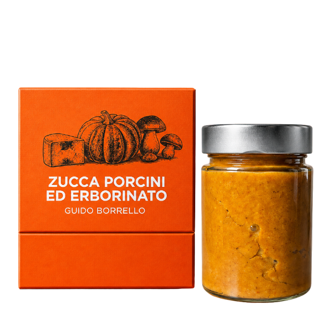 Zucca Porcini & Formaggio Erborinato Guido Borrello