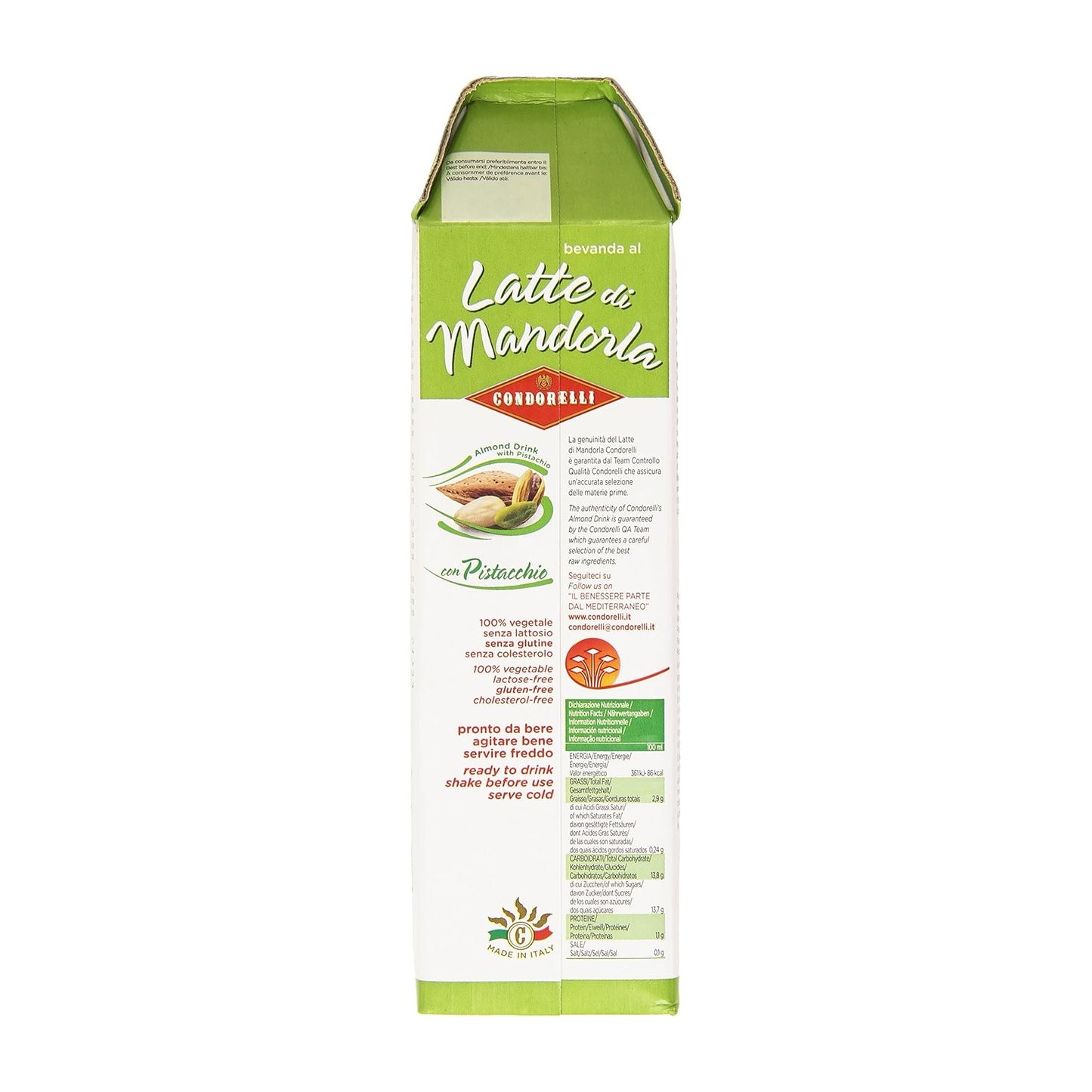 Condorelli Latte di Mandorla con Pistacchio
