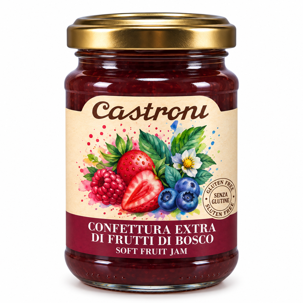 Confettura Extra di Frutti di Bosco Castroni