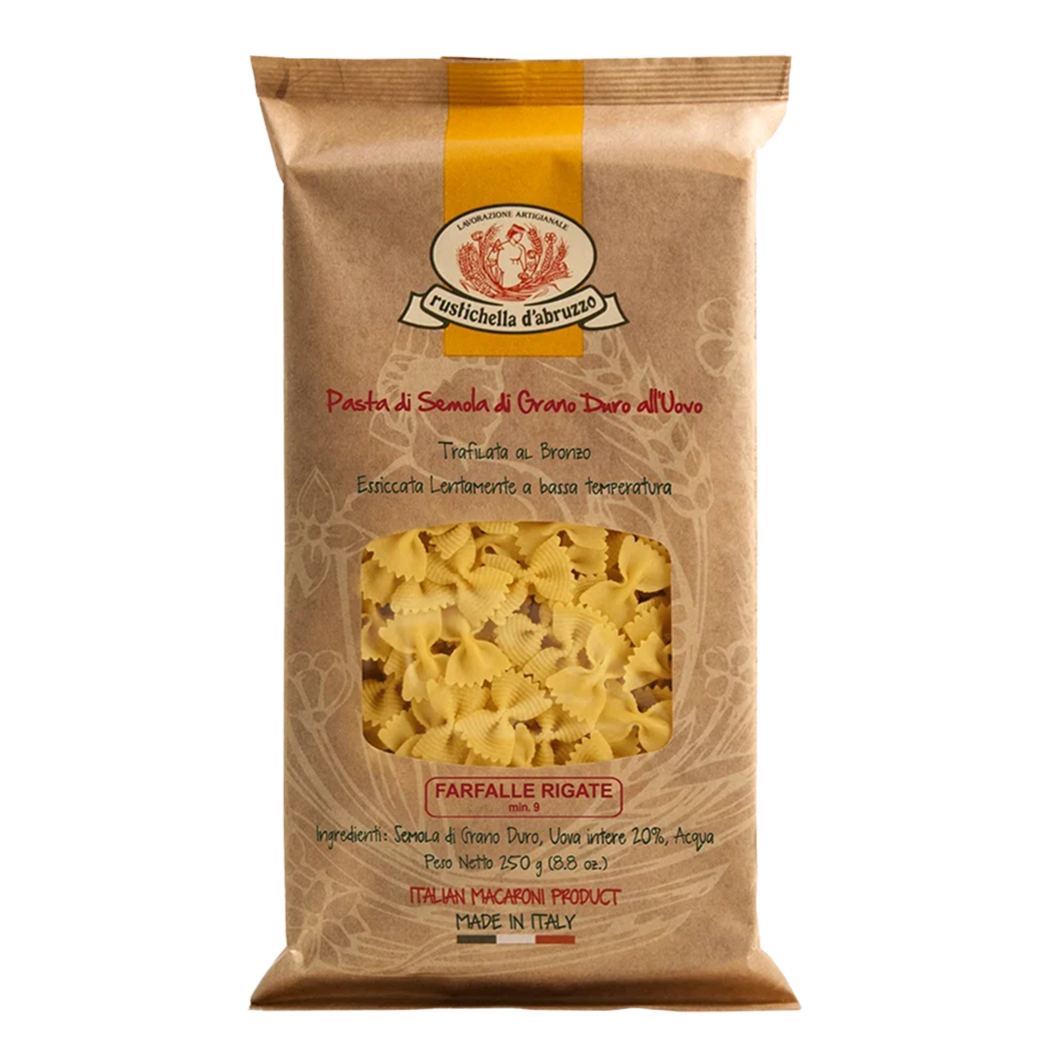Farfalle all'uovo rigate Rustichella d'Abruzzo 250g