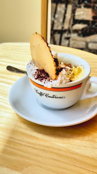 Set Castroni di 2 Tazze da Cappuccino con Piattini – Originali da Bar