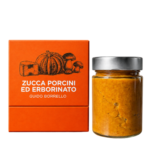 Zucca Porcini & Formaggio Erborinato Guido Borrello