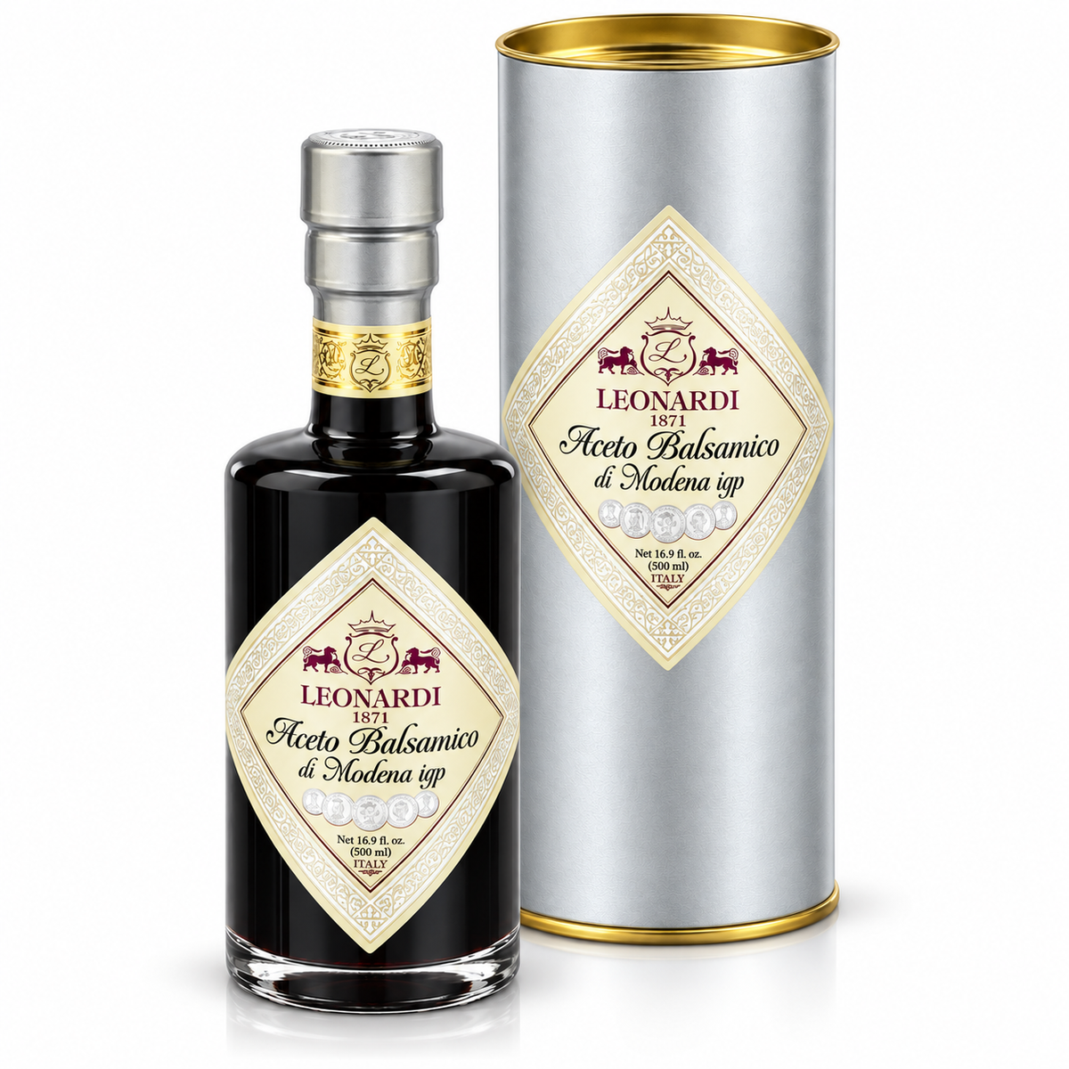 Aceto Balsamico di Modena IGP "5 Medaglie ARGENTO". - Leonardi
