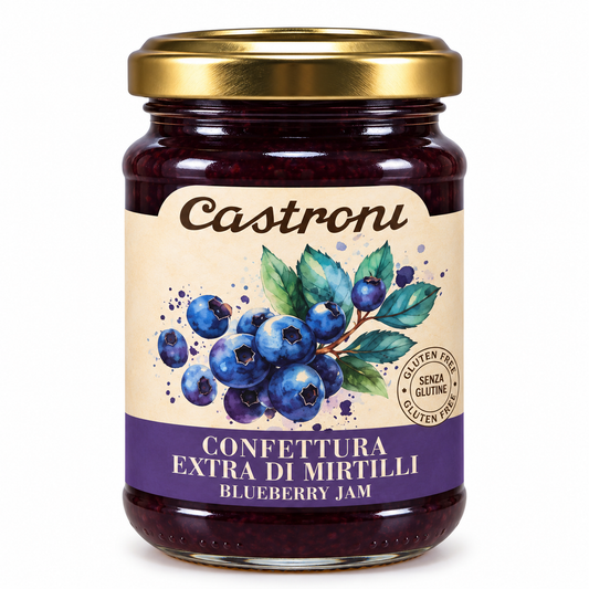 Confettura Extra di Mirtilli Castroni