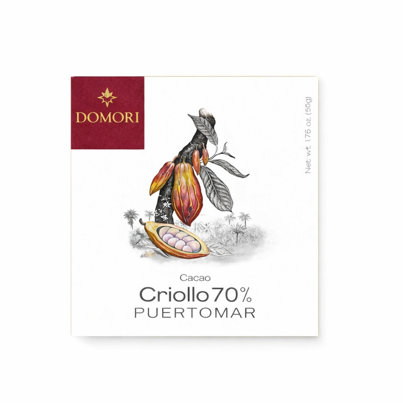 Criollo Puertomar 70% Domori Tavoletta linea Monovarietali