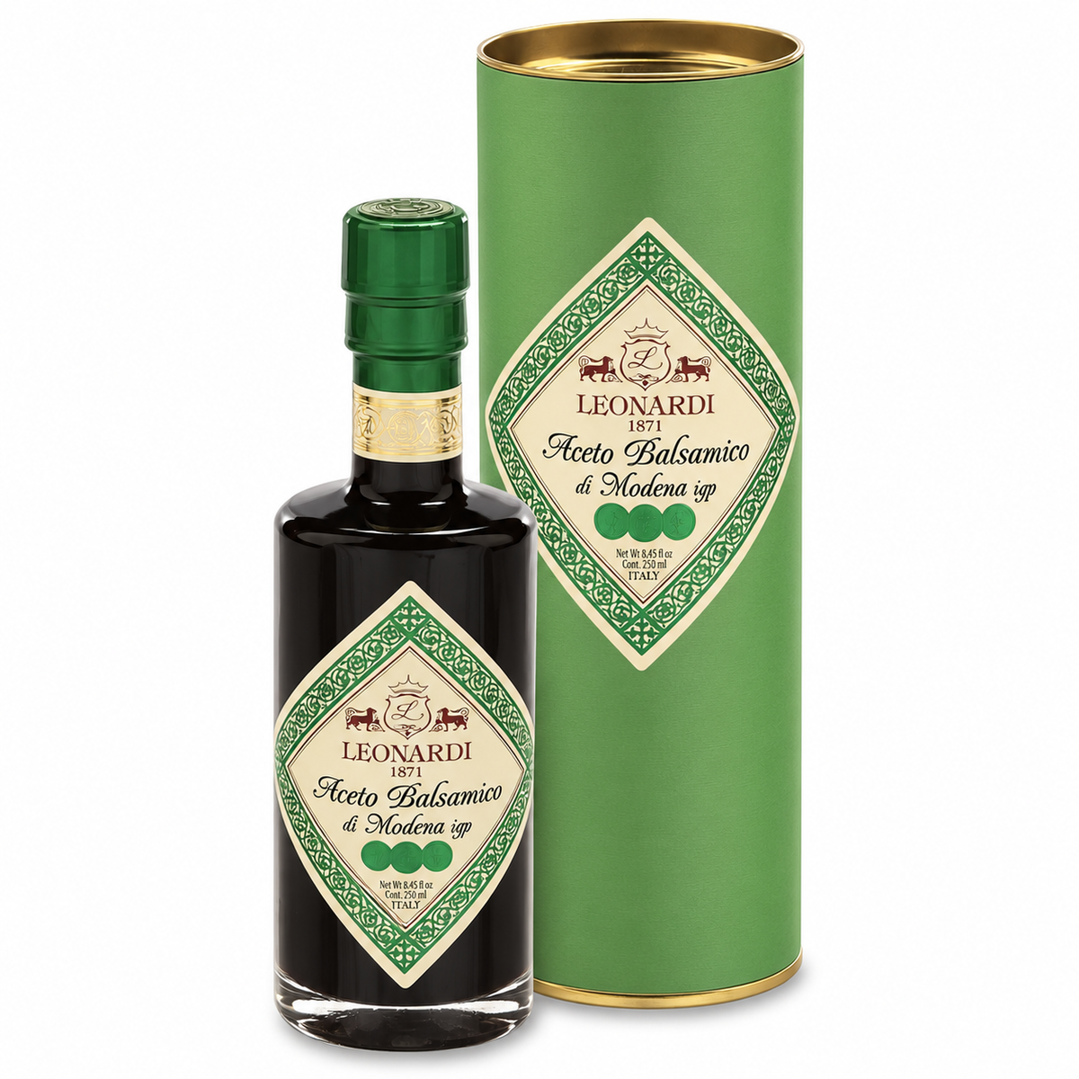 Aceto Balsamico di Modena IGP "3 Medaglie VERDE" - Leonardi