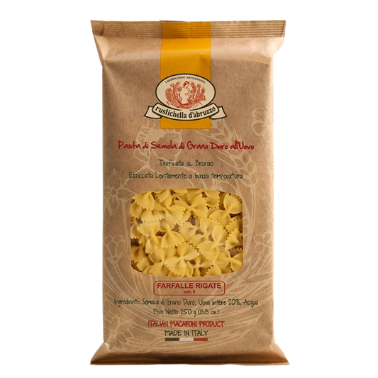 Farfalle all'uovo rigate Rustichella d'Abruzzo 250g