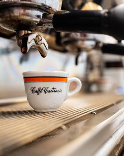Set Castroni di 2 Tazze da Cappuccino con Piattini – Originali da Bar